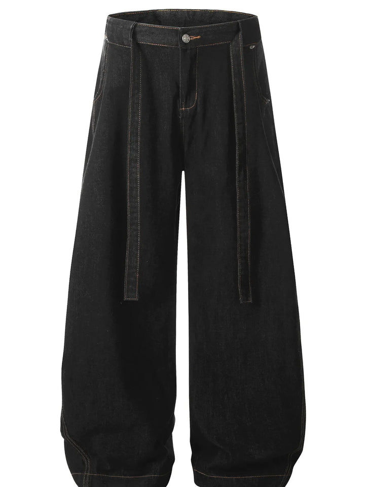 Men's Wide-Leg Oversized Baggy Jeans