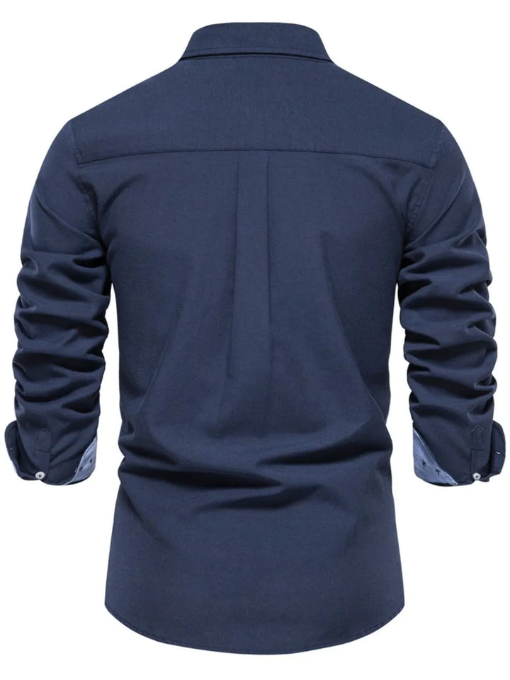 Men's Button Down Collared Neck Shirt