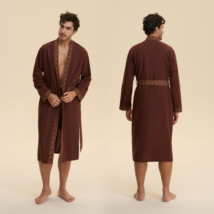 Loose Casual Middle Eastern-style Single Nightgown For Couples Long Cloud-shaped Cotton Loungewear