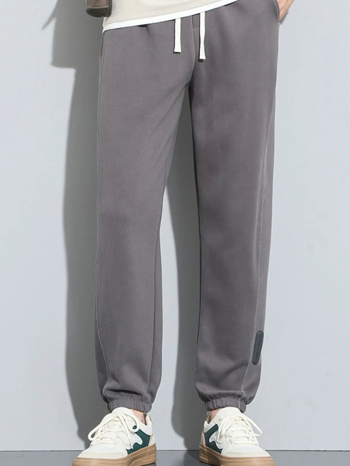 Men's Full Size Casual Drawstring Joggers Plus Size
