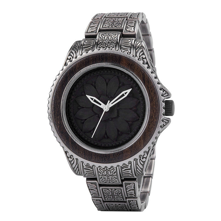 Wooden Watch Quartz Decoration