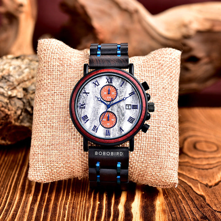 Unisex Wooden Quartz Decoration Watch