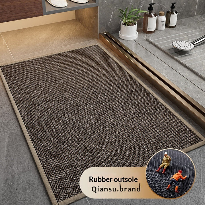 Entrance Doormat Linen-woven Non-slip Bath Mat