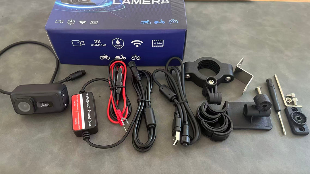 2K Motorcycle Dash Cam Outdoor Riding Waterproof Sports Camera For Electric Bicycles