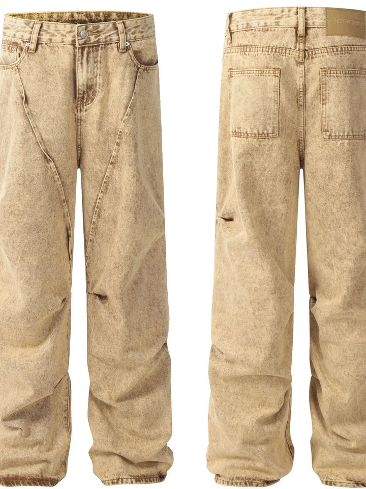 Men's Vintage Washed Relaxed Fit Jeans