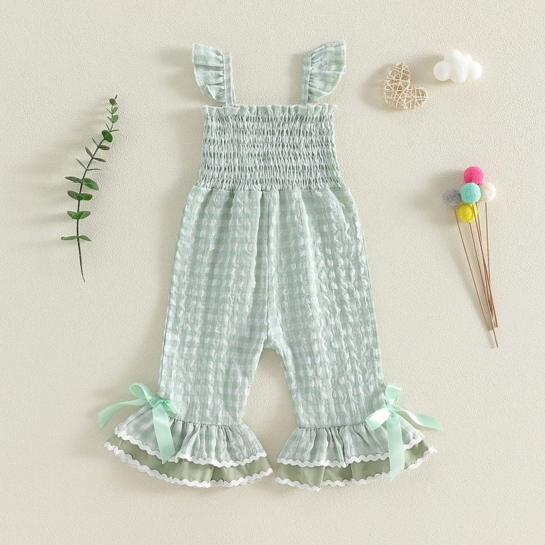 Sleeveless Strap Jumpsuit With Flared Pants