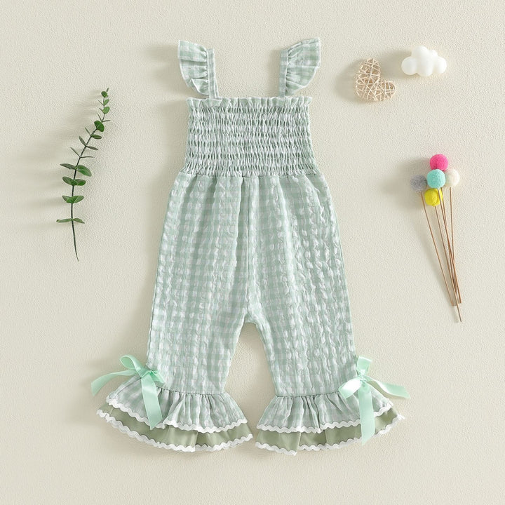 Sleeveless Strap Jumpsuit With Flared Pants
