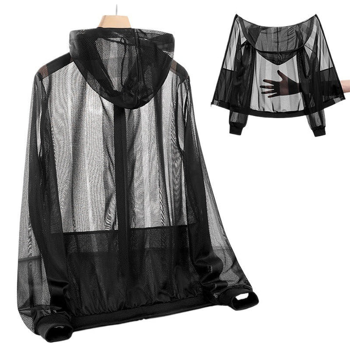 Mens Lightweight Breathable Outdoor Sun-Protective Jacket