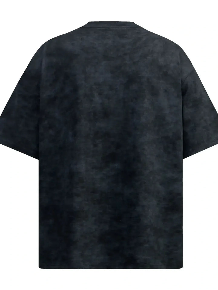 Men's Round Neck Short Sleeve Oversized T-Shirt