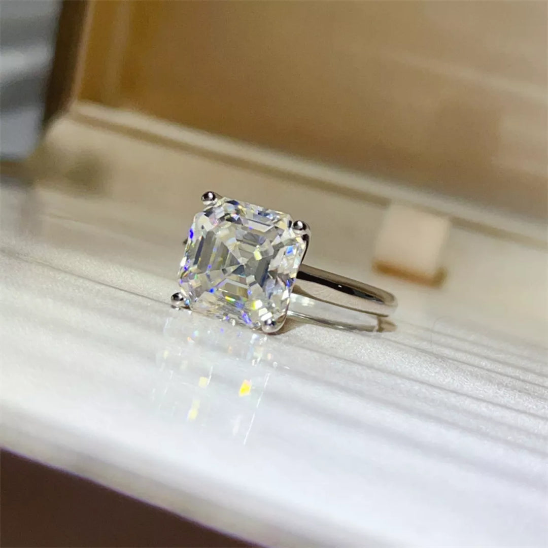 5 Carat Moissanite 925 Sterling Silver Ring