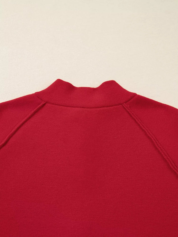 Collared Button Front Wrapped Cardigan