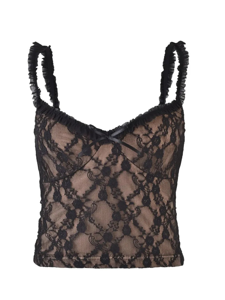 Lace Sweetheart Neck Cami
