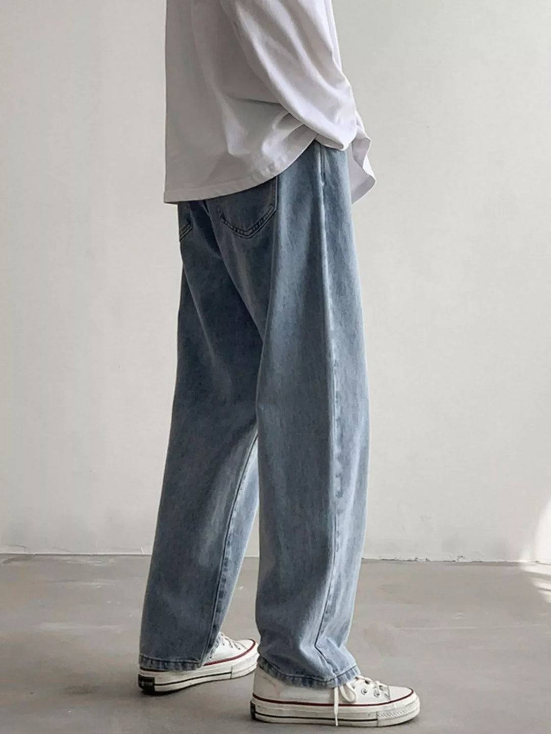 Men's Wash Loose Fit Jeans