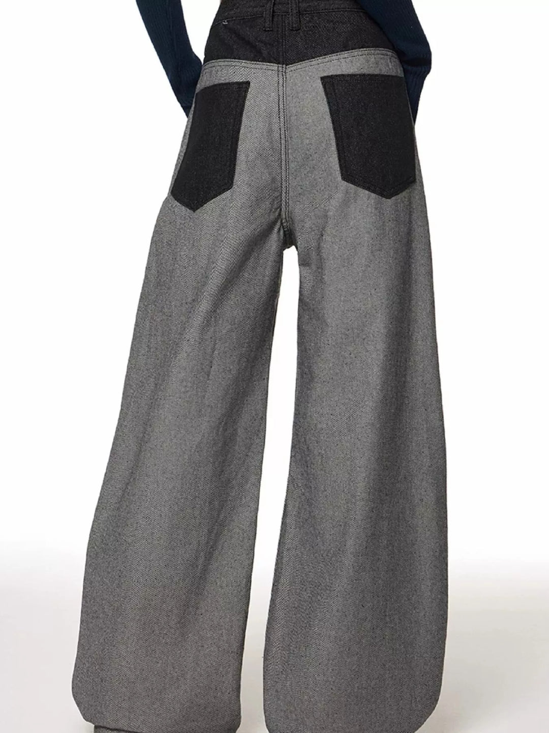 Men's Full Size Wide Leg Button-Fly Jeans Plus Size
