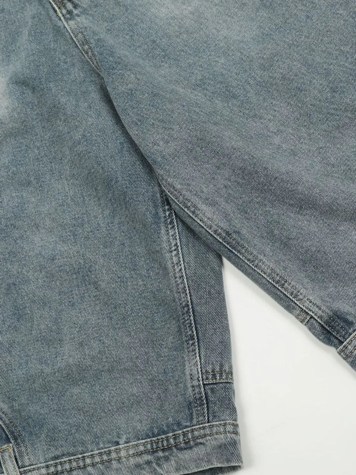 Men's Classic Loose Fit Denim Shorts