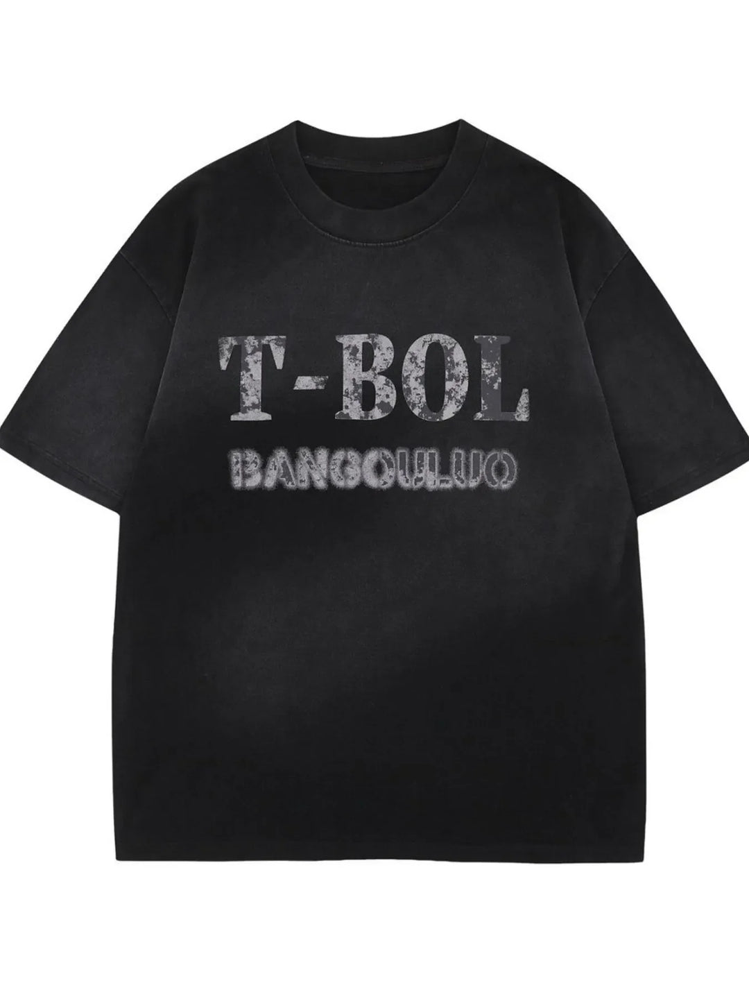 Men's Letter Graphic Round Neck Short Sleeve T-Shirt