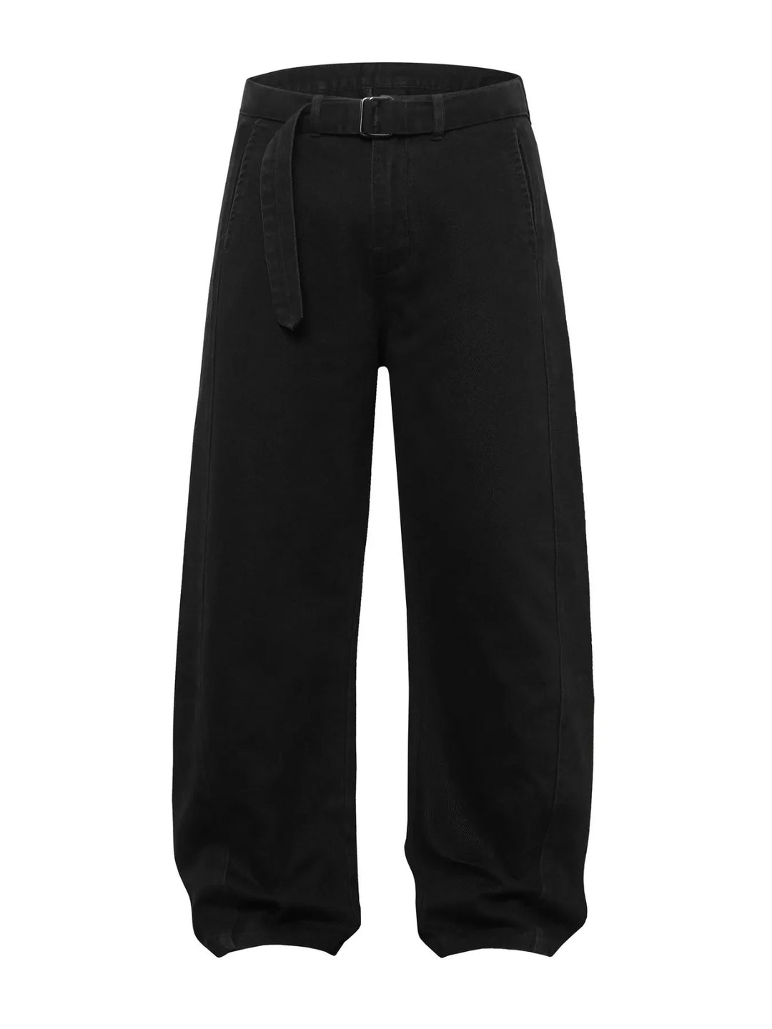 Men's Belted Wide-Leg Cargo Pants