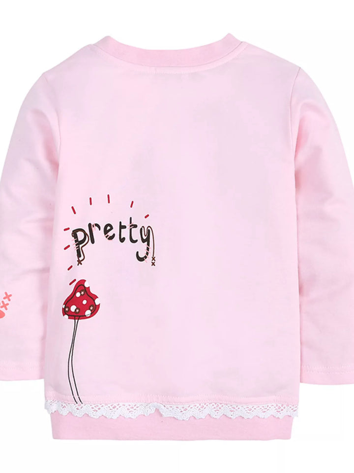 Children's Round Neck Top and Jeans Set