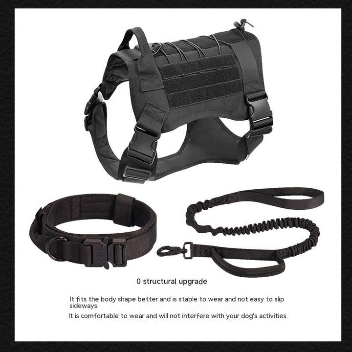 Nylon Tactical Dog Coat Quick Release Tank Top Pet