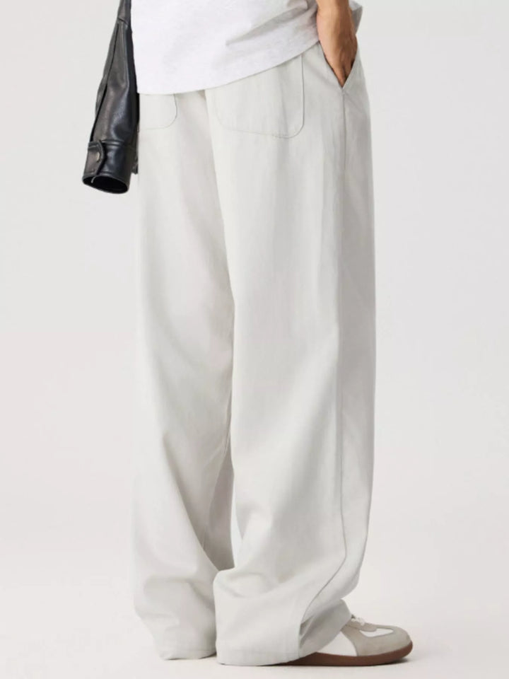 Men's Relaxed Fit Pants with Pockets