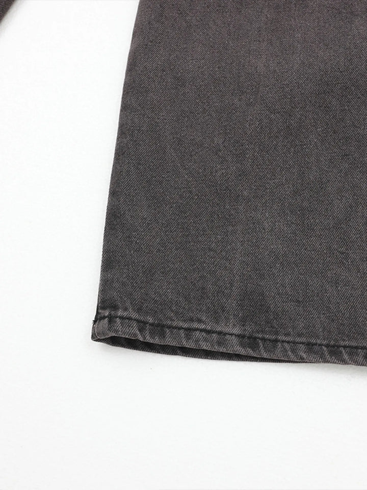 Men's Multi-Pocket Cargo Straight Jeans
