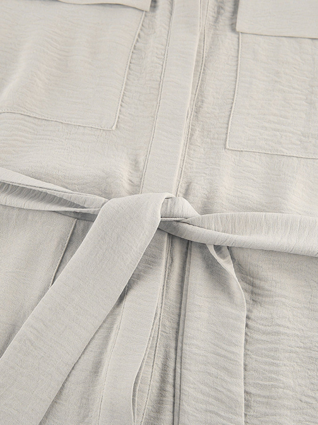 Chest Pocket Short Sleeve Wide Leg Jumpsuit