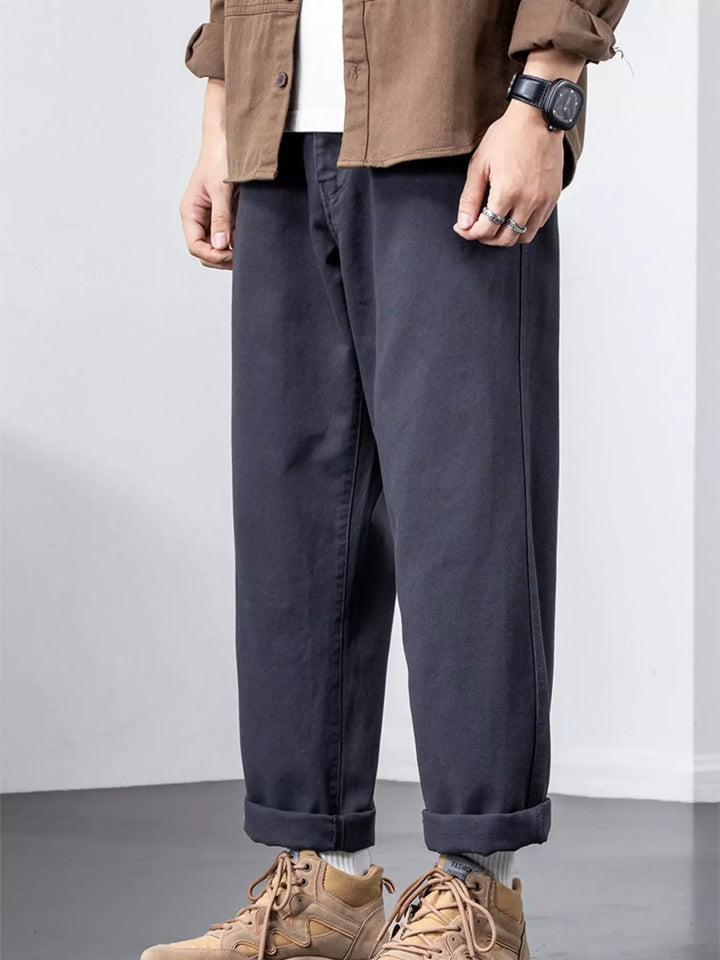 Men's Plus Size Wide Leg Pants