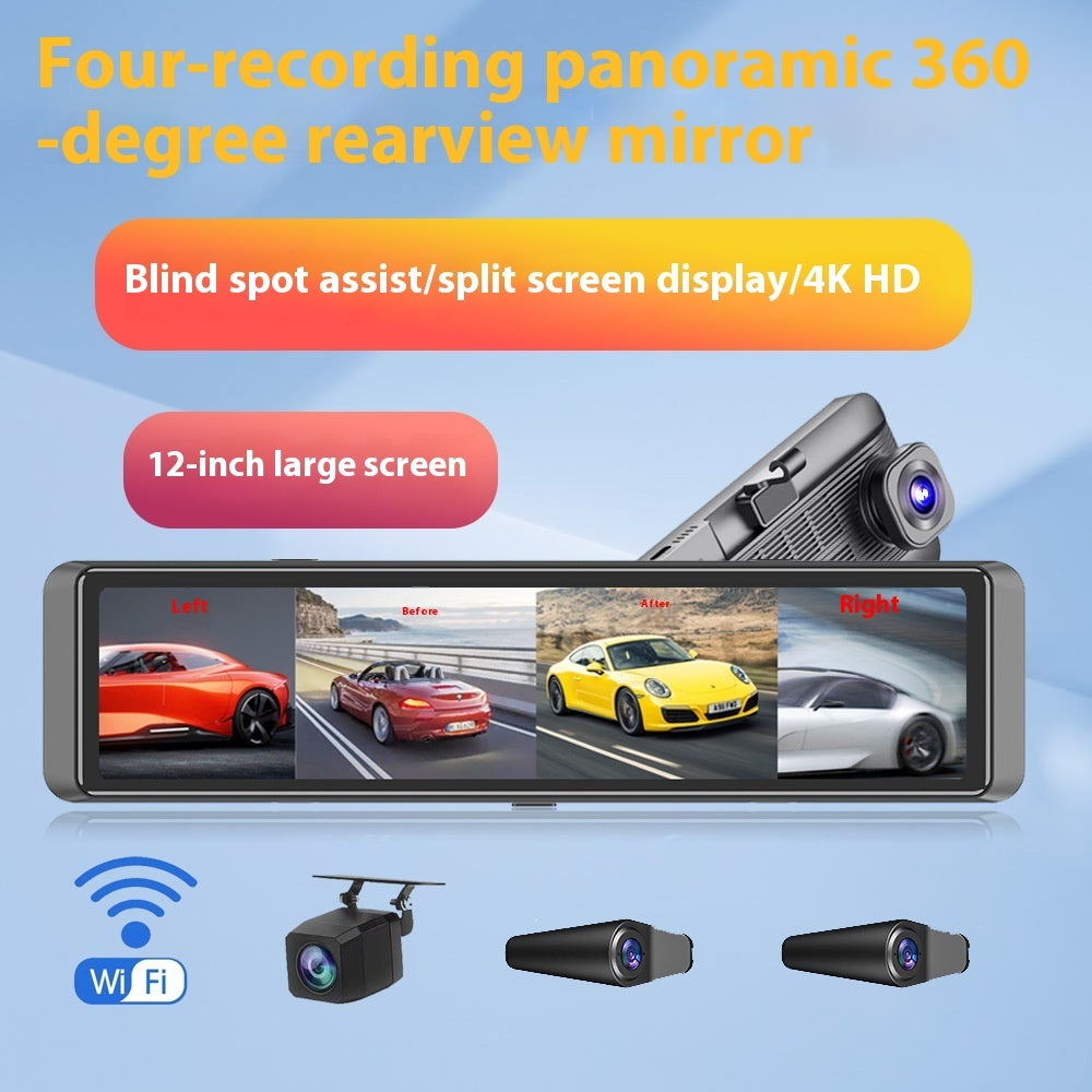 360 Degree Blind Zone Warning HD Car DVR