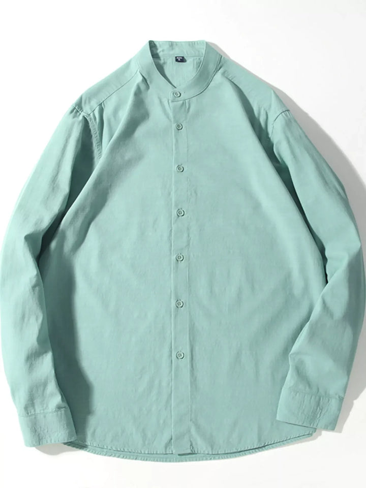 Men's Full Size Button Up Long Sleeve Shirt Plus Size