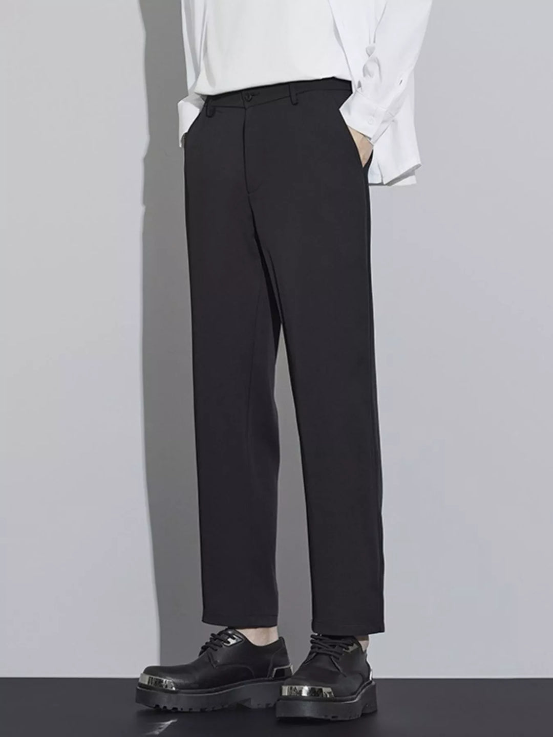 Men's Plus Size Straight Leg Casual Pants