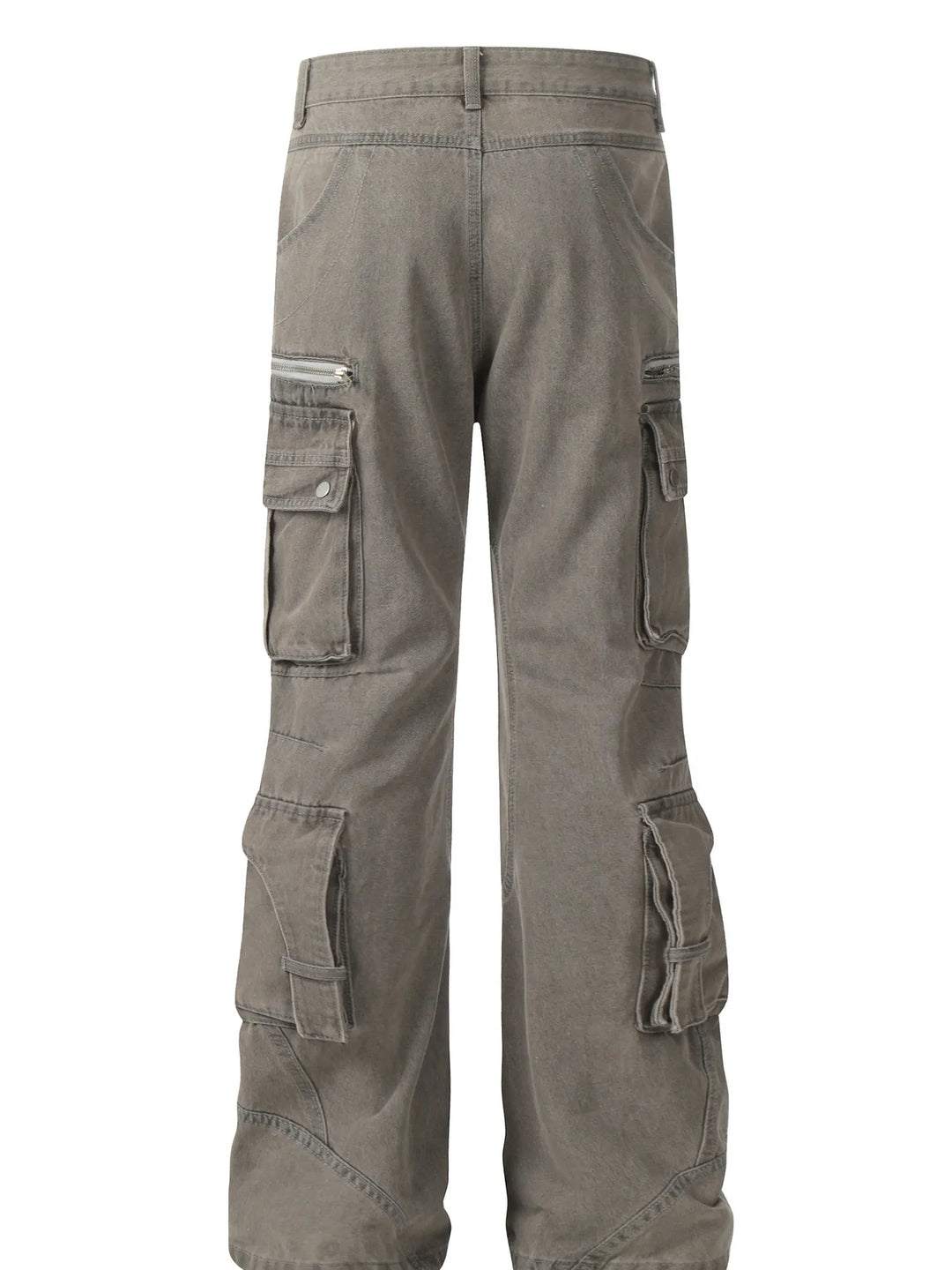 Men's Multi-Pocket Cargo Wide Leg Jeans