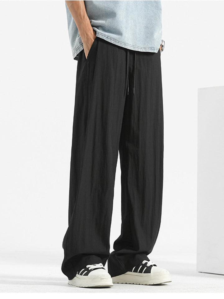 Men's Plus Size Loose Fit Drawstring Casual Pants