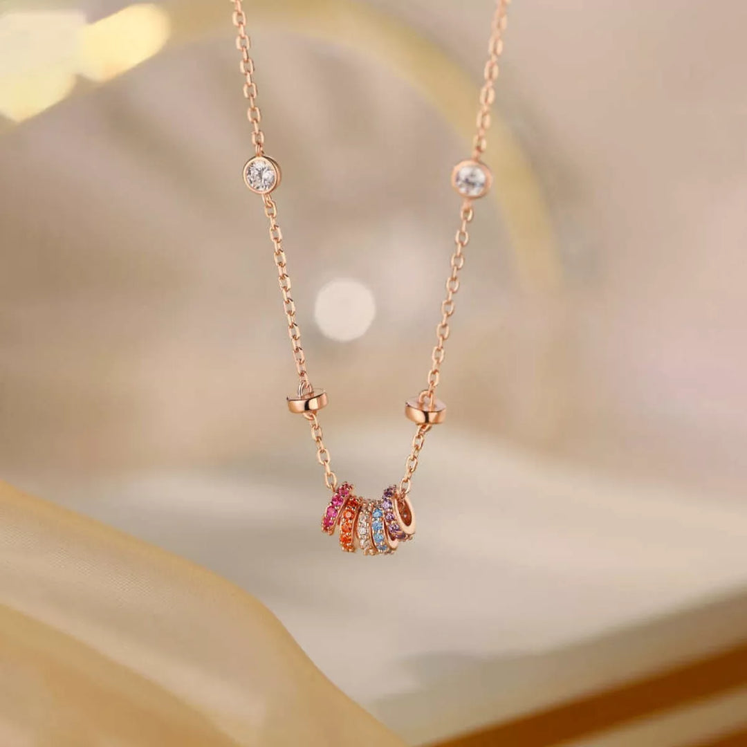 925 Sterling Silver Zircon Pendant Necklace