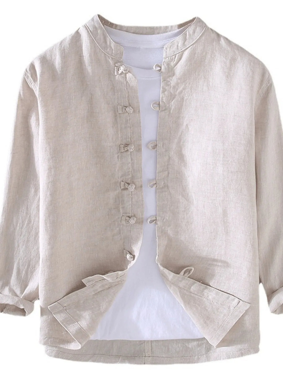 Men's Plus Size Button Up Long Sleeve Shirt