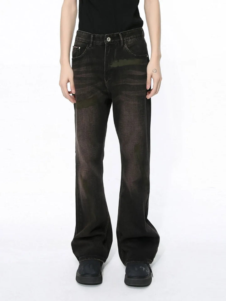 Men's Clean Fit Bootcut Jeans with Pockets