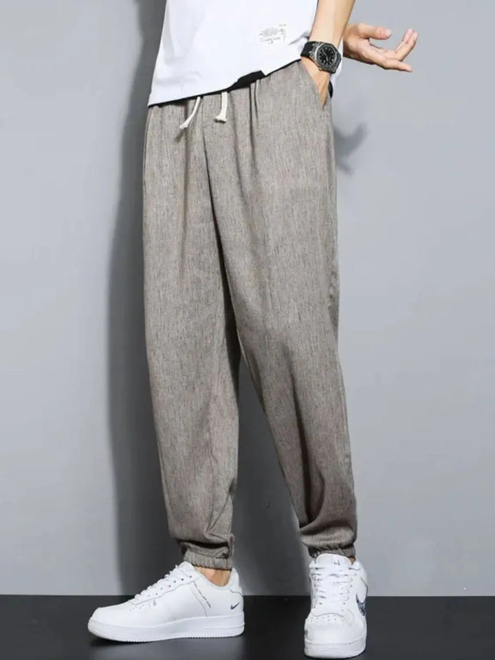 Men's Plus Size Casual Drawstring Jogger Pants