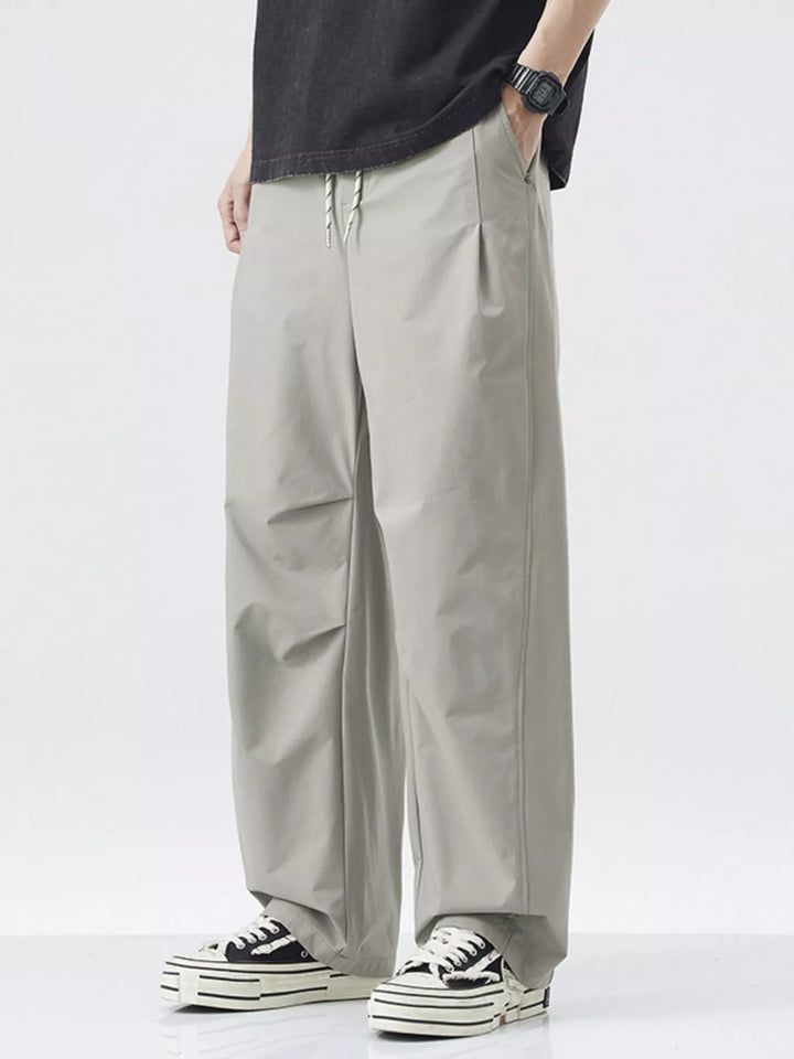 Men's Loose Fit Drawstring Cargo Pants