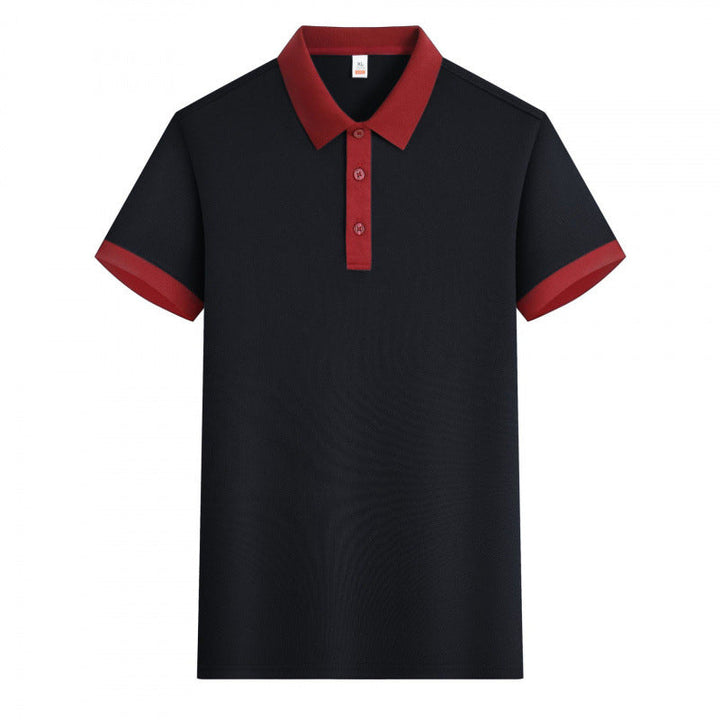 Business Summer Ice Silk Short-Sleeve T-Shirt
