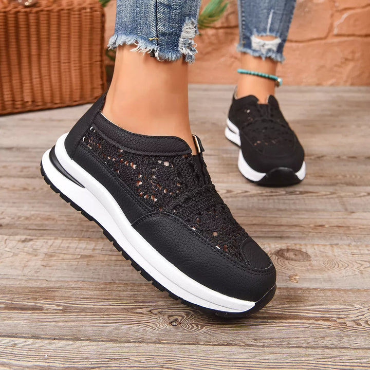 Breathable Round Toe Slip-Ons
