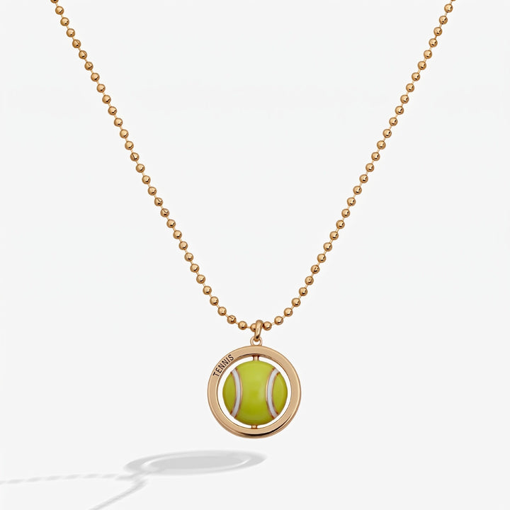 Football And Tennis Pendant Necklace For Women