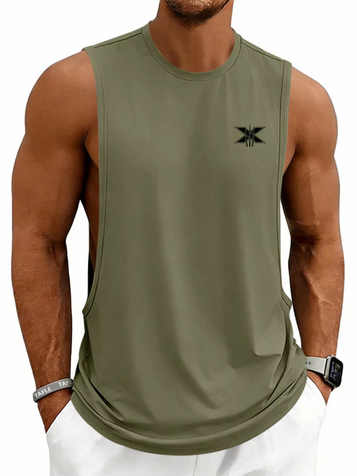 Men's Full Size Round Neck Tank Plus Size