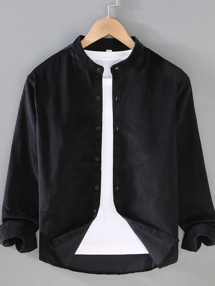 Men's Plus Size Button Up Long Sleeve Shirt