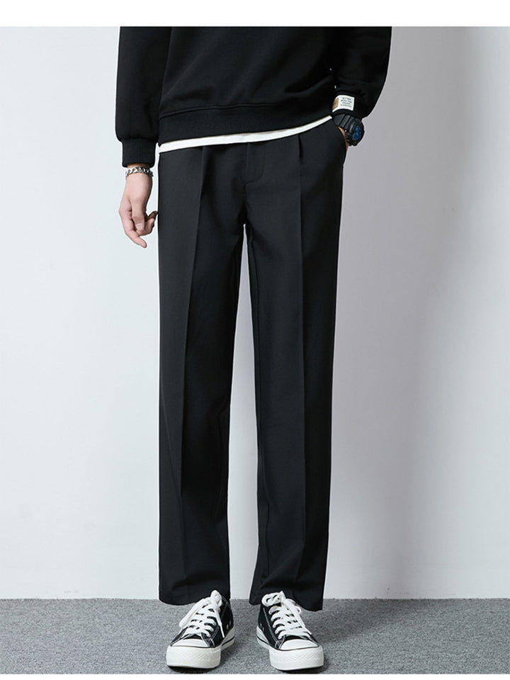 Men's Plus Size Wide Leg Casual Pants