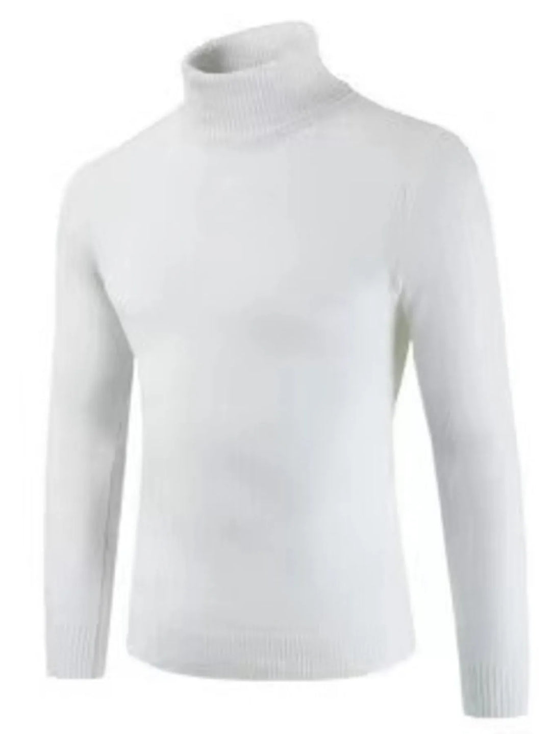 Men's Plus Size Turtleneck Long Sleeve Sweater