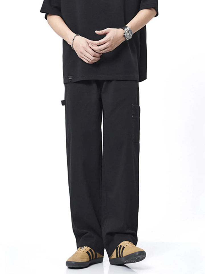 Men's Plus Size Wide Leg Pants