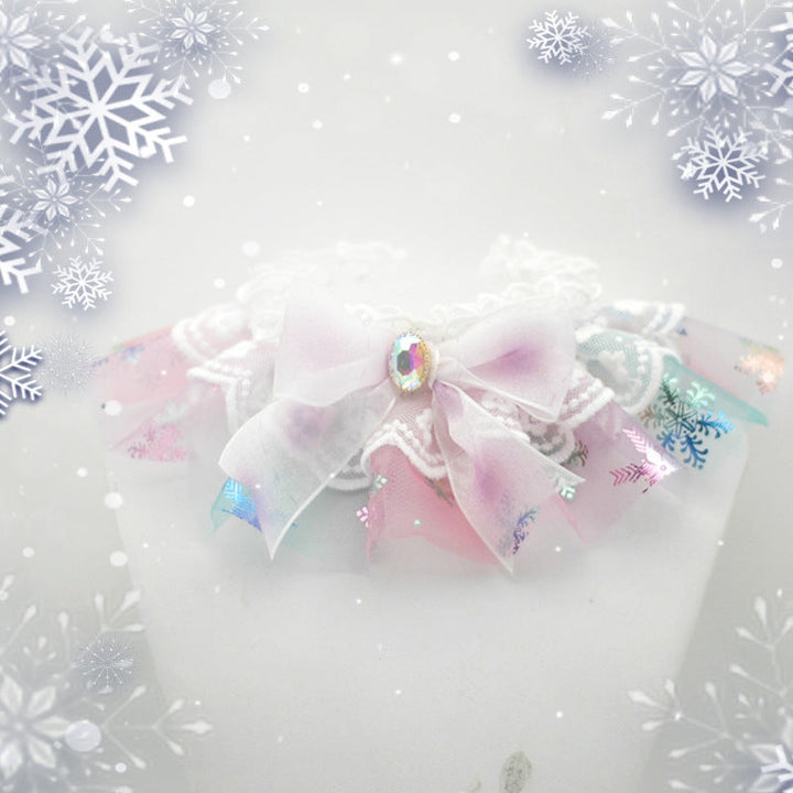Pet Cat Dog Christmas Dream Scarf Accessories