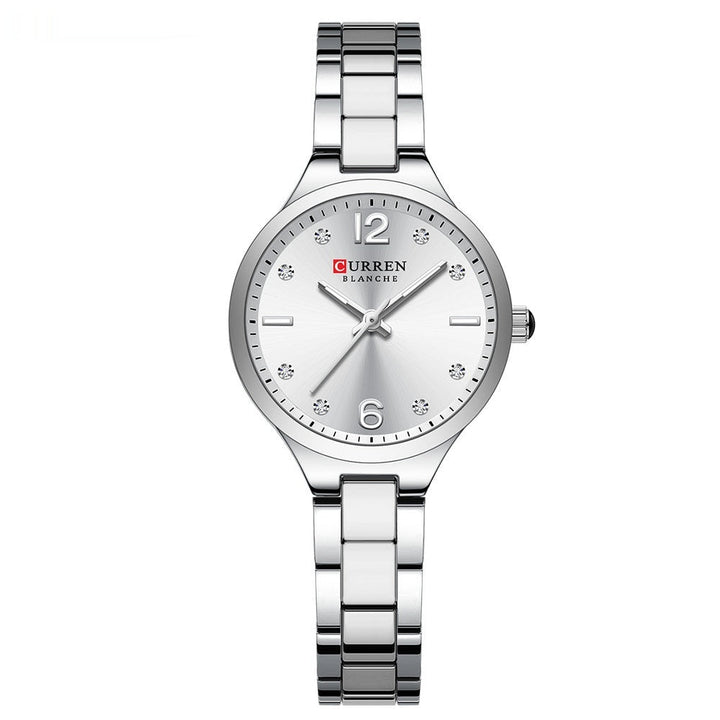 Simple Small Dial Waterproof Quartz Womens Watch