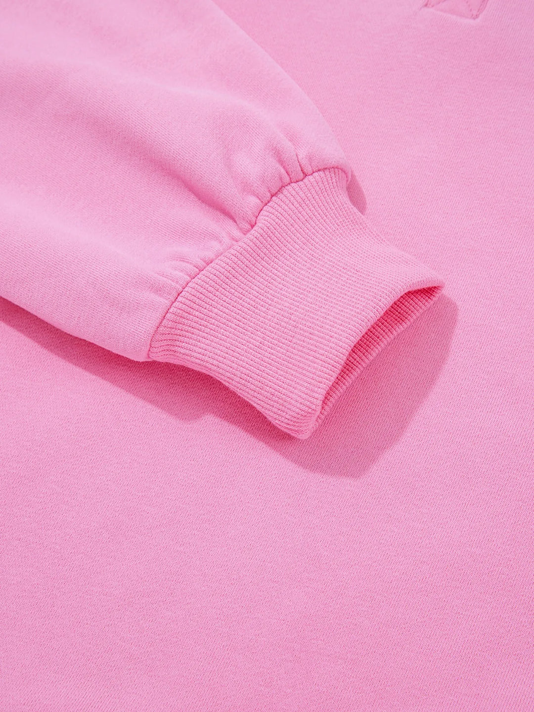 Eyelet Lace Detail Snap Down Sweatshirt