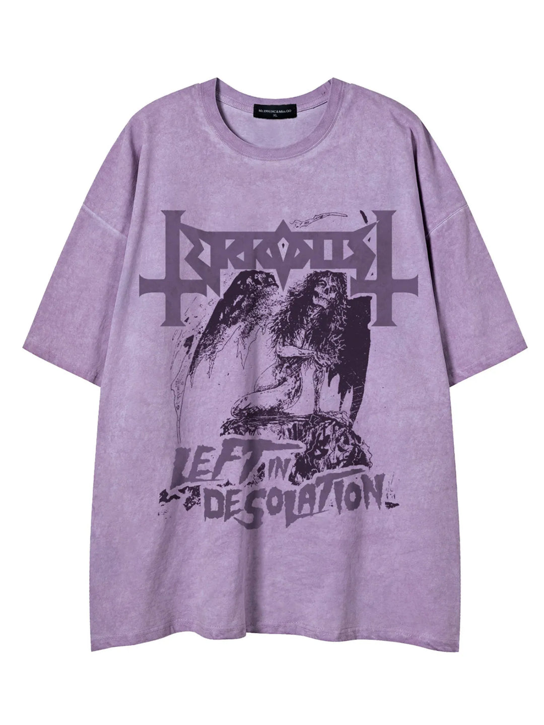 Men's Vintage Washed Graphic Oversized T-Shirt