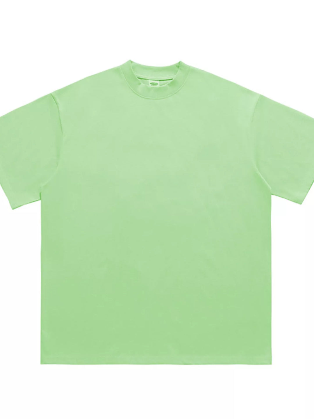 Men's Oversized Solid Color Crew Neck T-Shirt